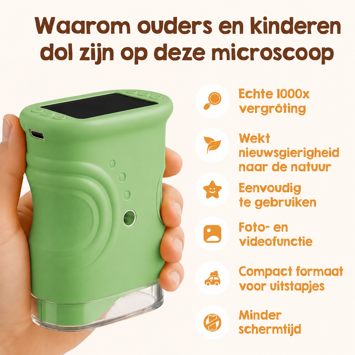 Avonturenmicroscoop voor Kinderen ā Ontdek de Natuur van Dichtbij š¬šæ