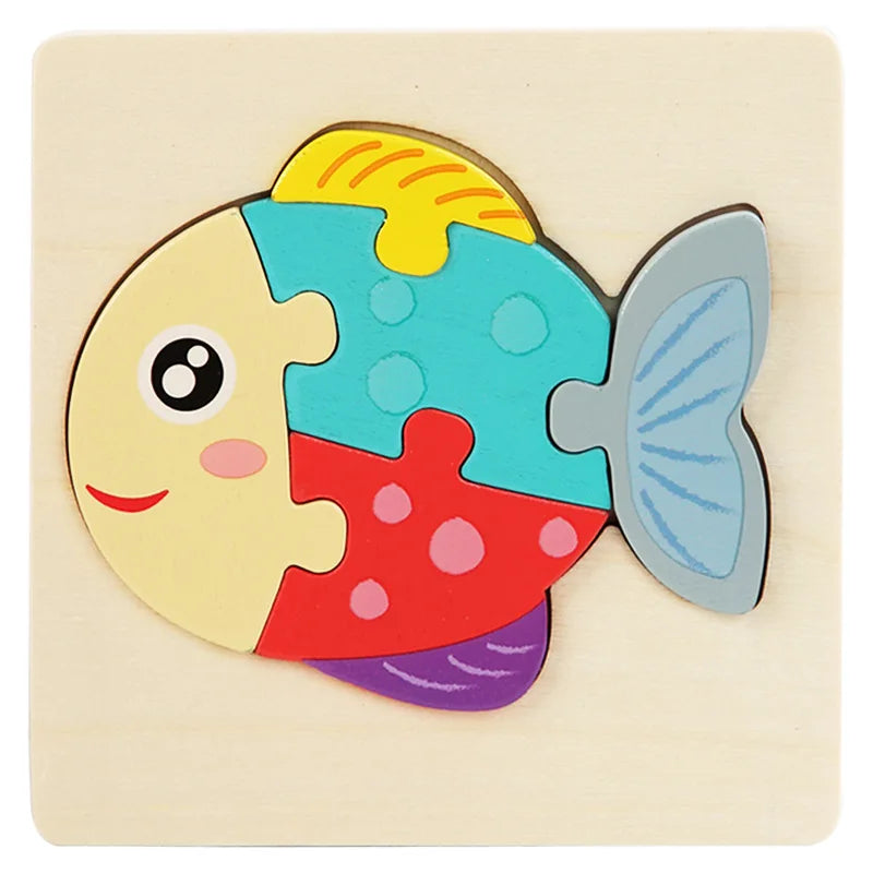 3D Houten Puzzel voor Kinderen – Bouw & Ontdek (3-12 jaar)