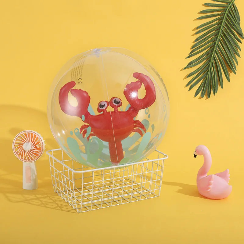 Opblaasbare Strandbal 30 cm â Eenhoorn & Flamingo Design â Kinderen