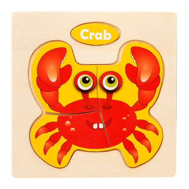 3D Houten Puzzel voor Kinderen – Bouw & Ontdek (3-12 jaar)