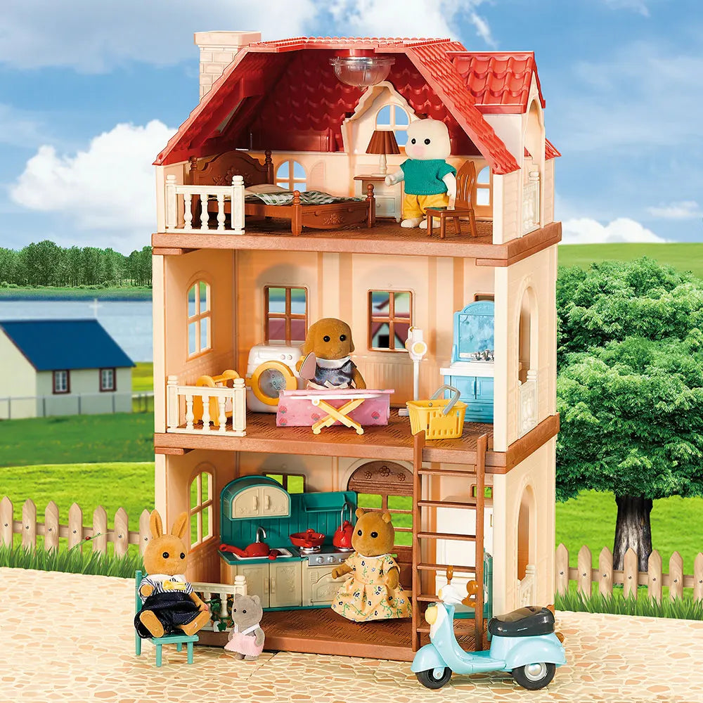 1:12 Miniatuur Bosfamiliehuis – Simulatie Keuken Poppenhuis 14+