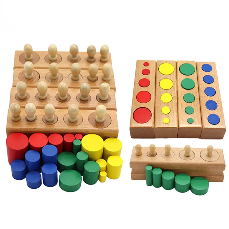 Montessori Houten Speelgoed โ Educatief & Kleurrijk โ 3-6 Jaar