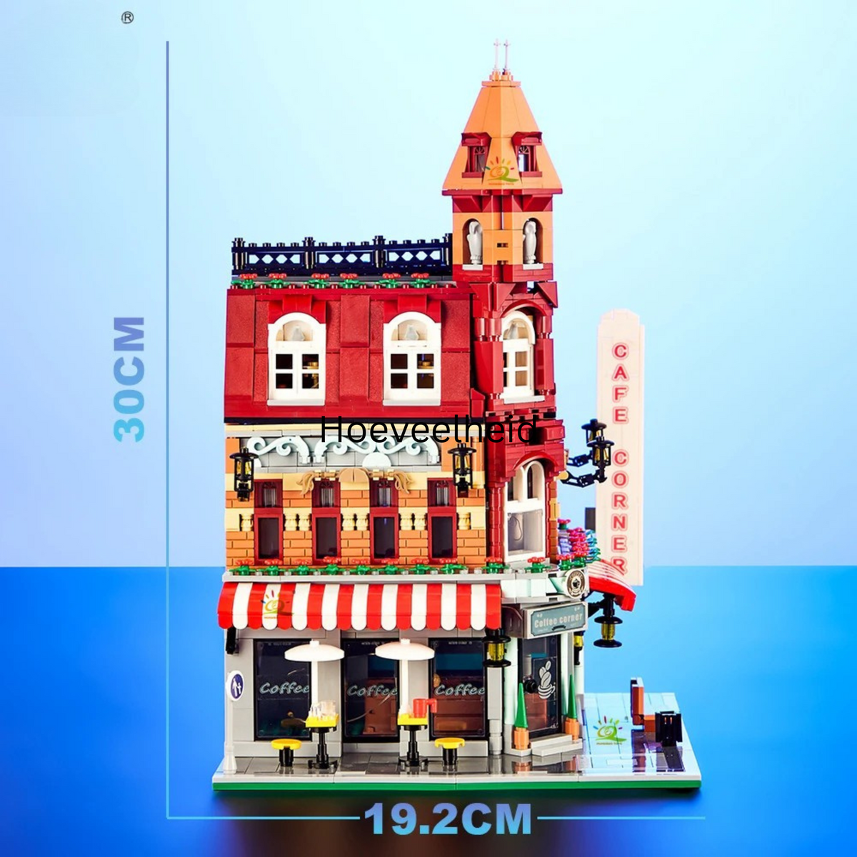 City Corner Coffee Bouwset – Mini Café Speelgoed | 14+ | MOC Style