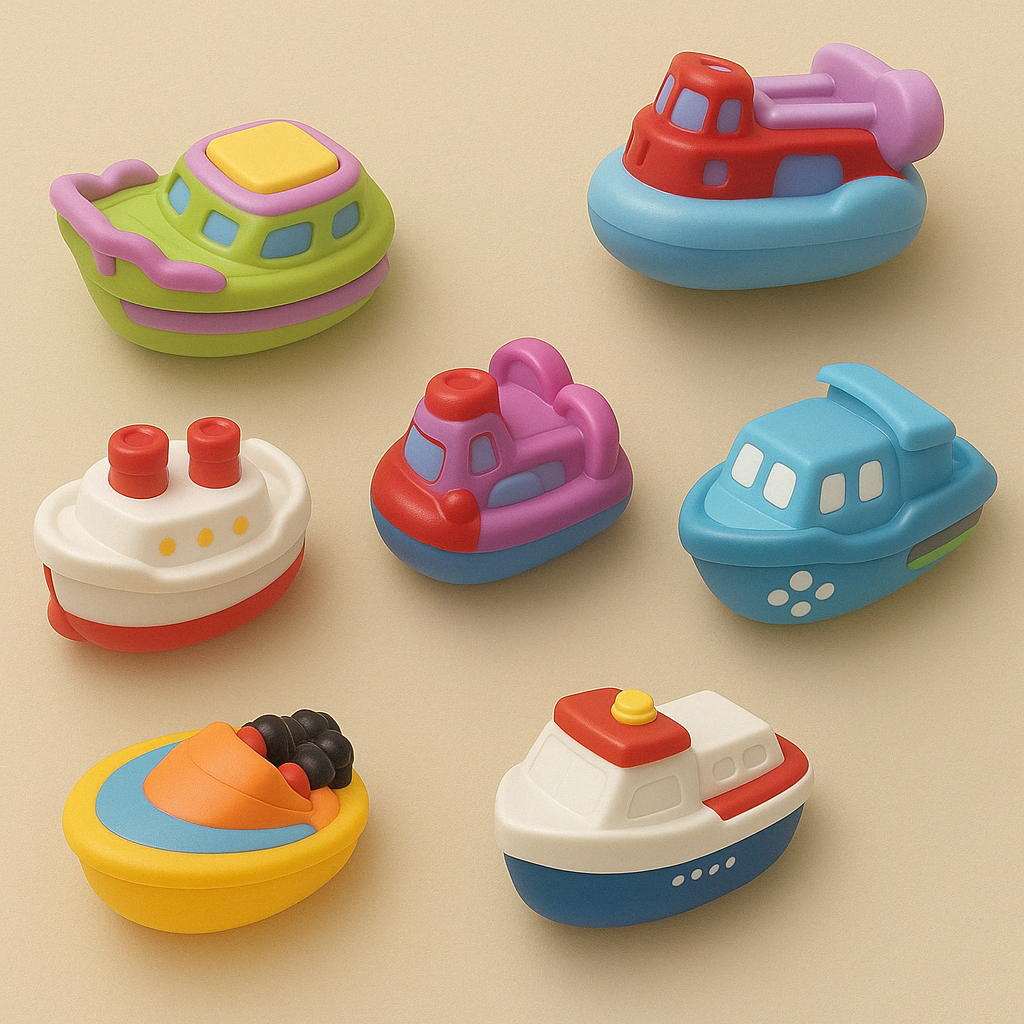 Mini Auto Douche Boot – Drijvend Badspeelgoed voor Baby & Peuter