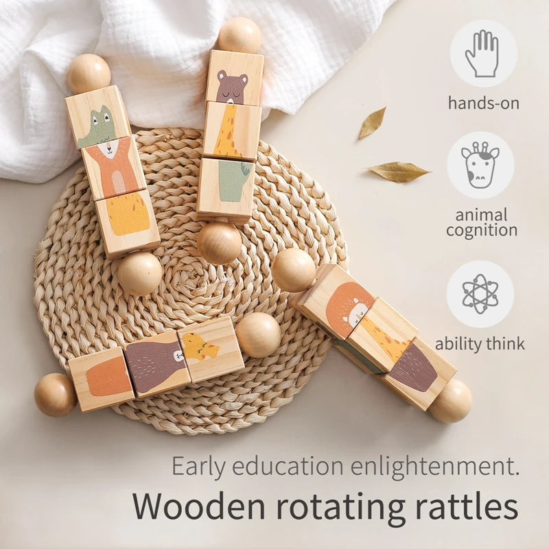 Houten Montessori Raket Speelgoed â Educatief & Creatief â 4+