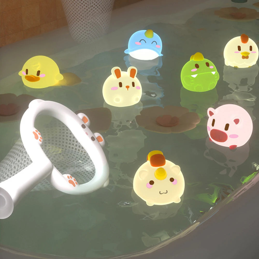 LED Badspeelgoed Dieren – Lichtgevende Waterfiguren voor Baby & Peuter