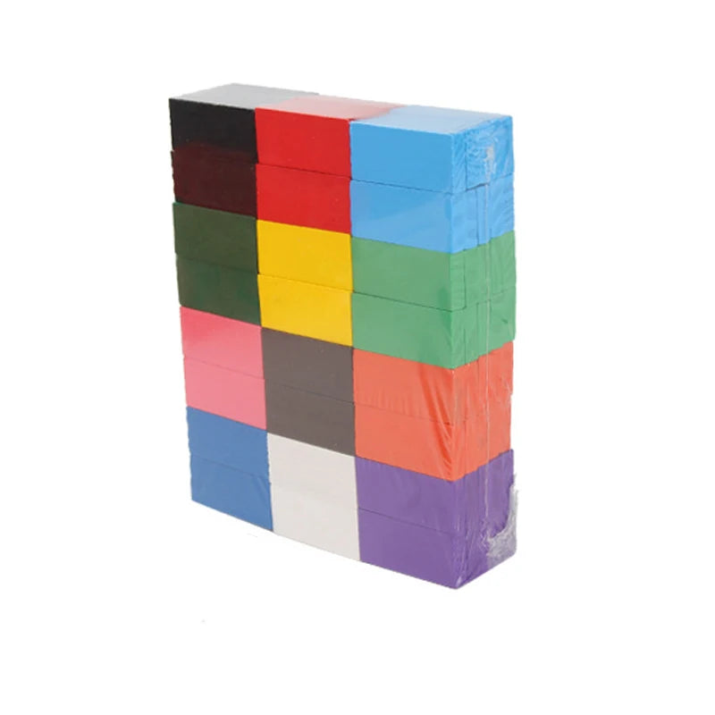 Montessori Houten Domino Stenen – Educatief Speelgoed Kind 4+