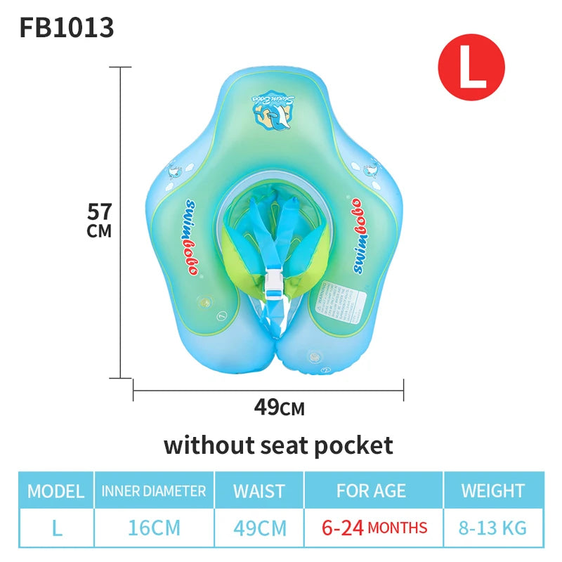 Opblaasbare Baby Zwemwagen met Zonnekap ā Veilig & Comfortabel
