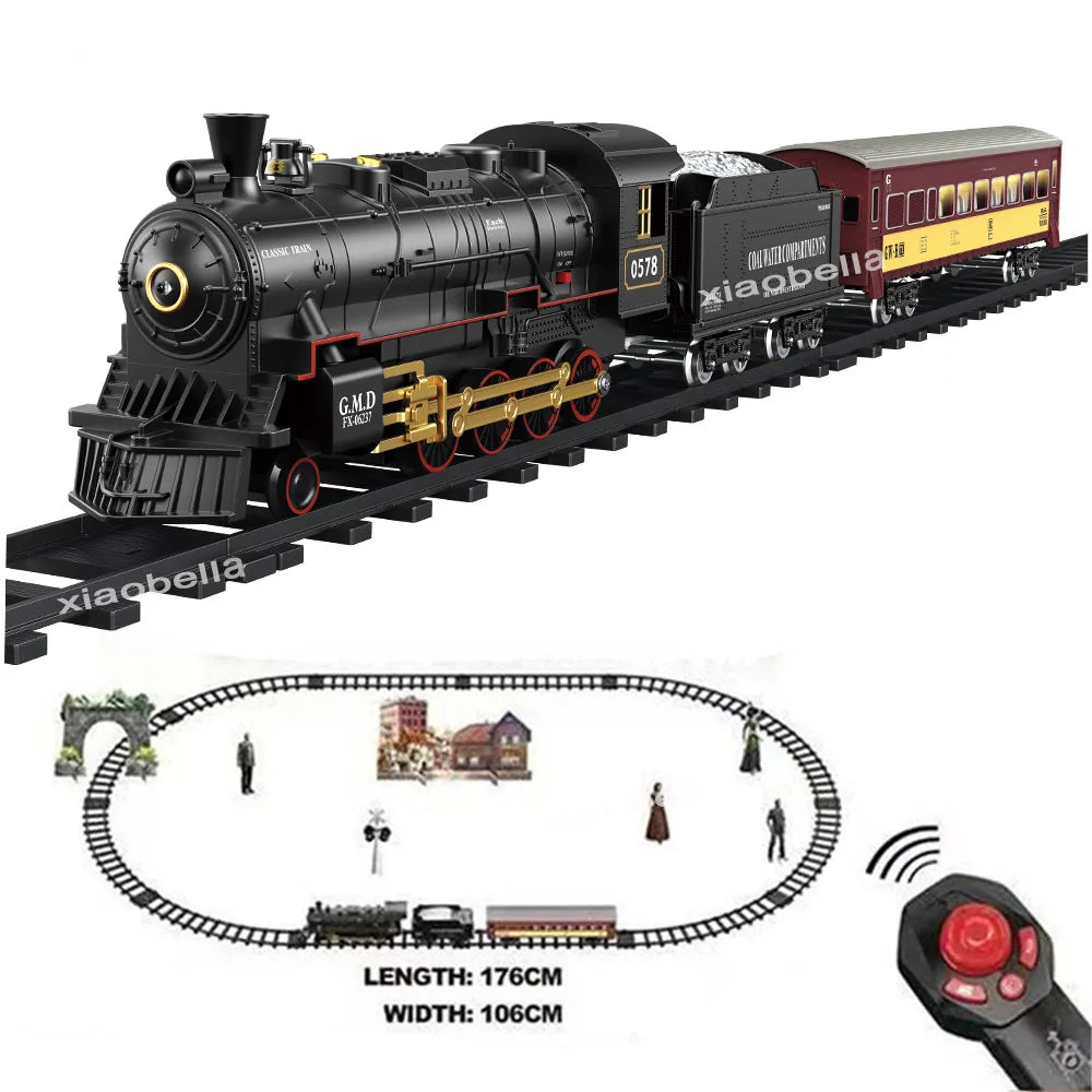 RC Stoomtrein met Rook & Geluid â Afstandsbedienbare Treinset Kinderen