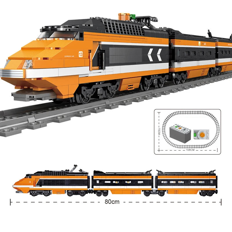 Technische City Power Train ā Elektrische Bouwtrein voor Kinderen