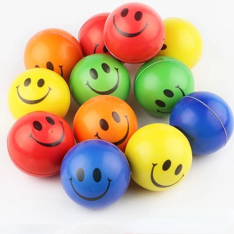 Set van 6 Glimlach Stressballen â Ontspanning & Plezier voor Kinderen
