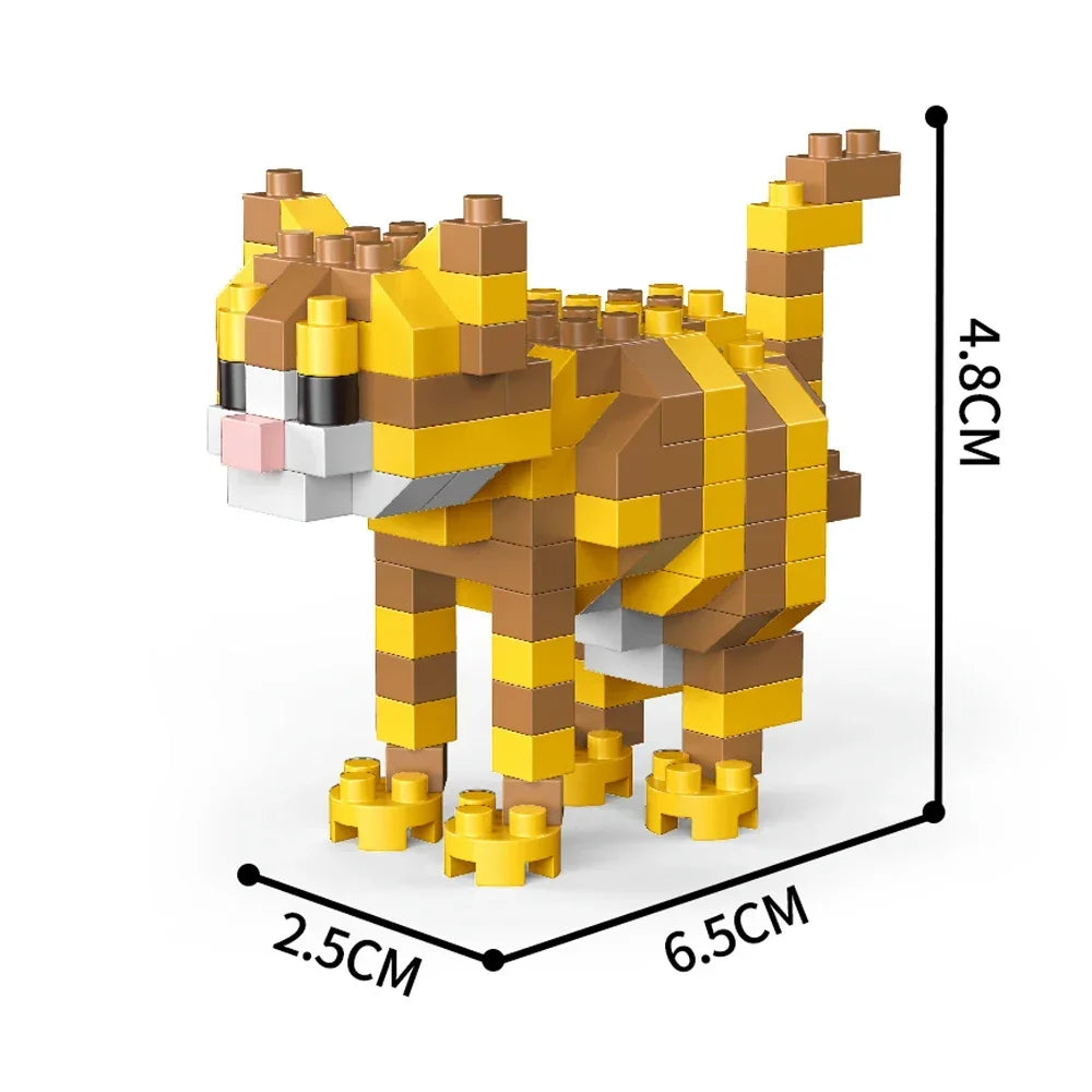 Mini Teckel Bouwset โ Micro Hond Bouwstenen (14+ Jaar)