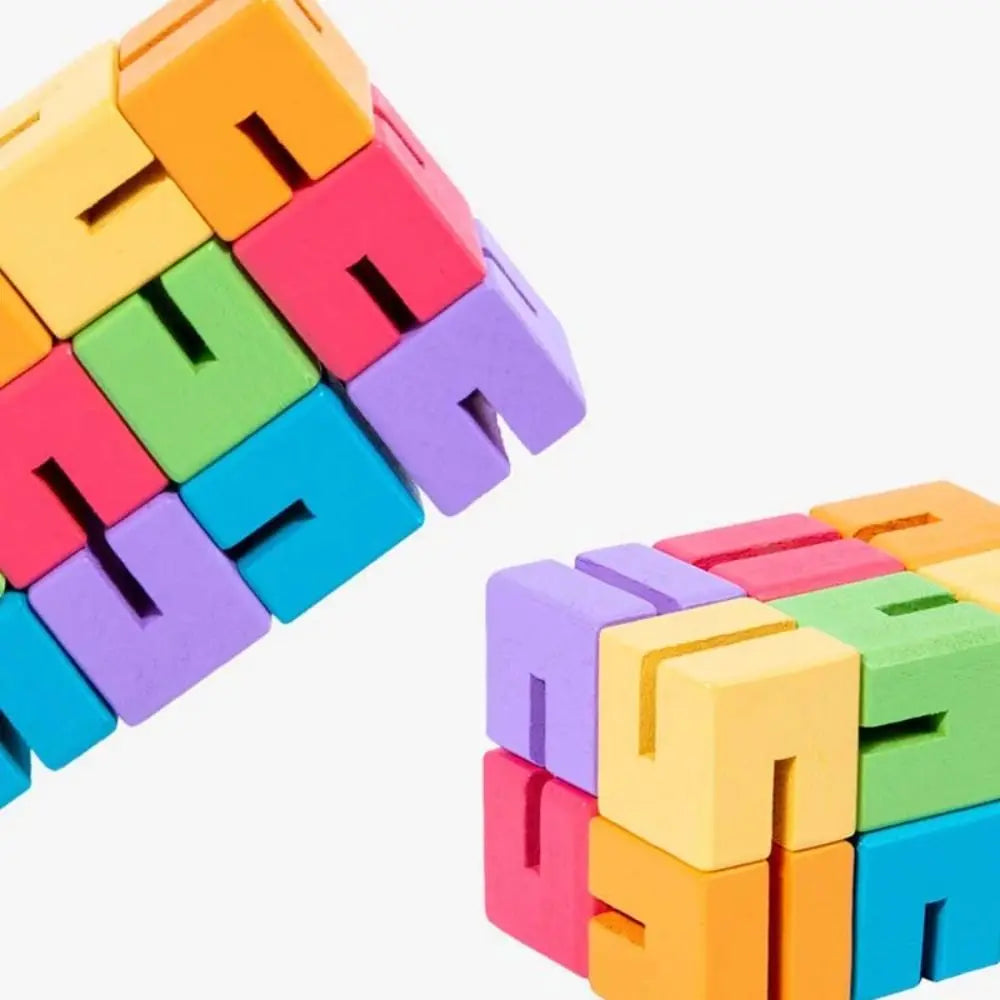 3D Houten Puzzel Blokken ā Hersentraining Speelgoed Kinderen