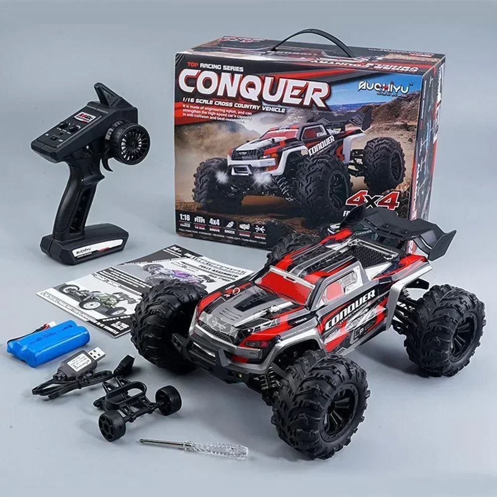 RC Monstertruck 2024 – Bestuurbare 4WD Auto voor Kinderen (1:16)