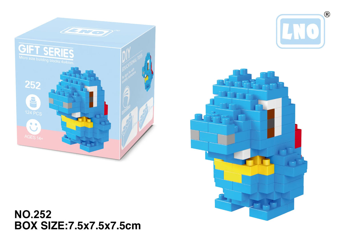 Pokemon Nanoblocks – Charizard & Kyogre Bouwset (14+ Jaar)