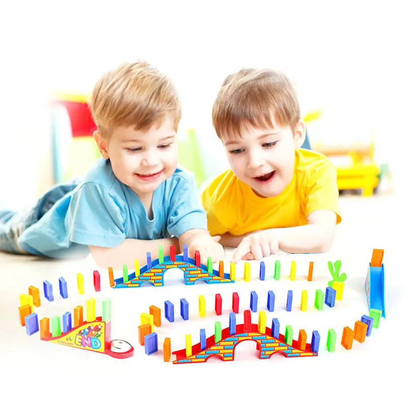 Trein Domino Speelgoed â Automatisch Domino Leggen voor Kinderen