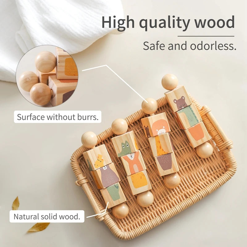 Houten Montessori Raket Speelgoed â Educatief & Creatief â 4+
