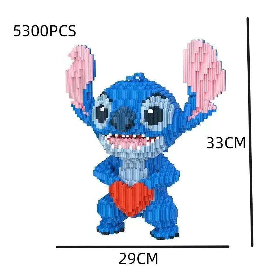 Grote Stitch Bouwset ā 33cm Bouwfiguur Compatibel met Lego (6+)