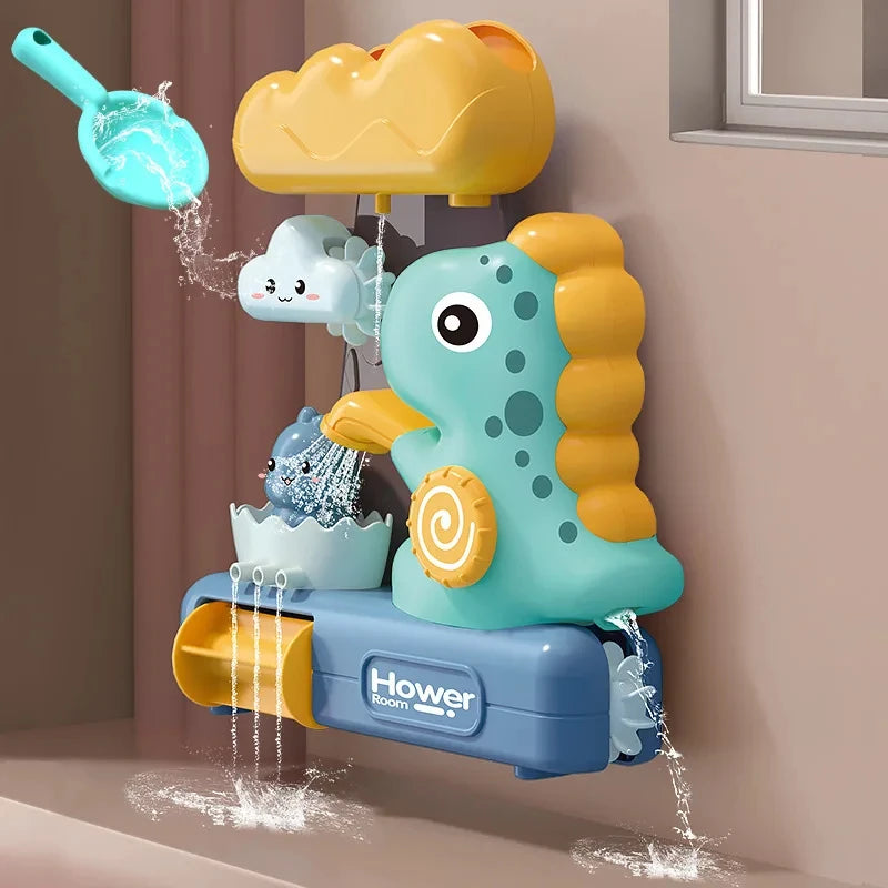 Douche Peddel Badspeelgoed – Waterpomp voor Baby & Peuter (0-6 jaar)