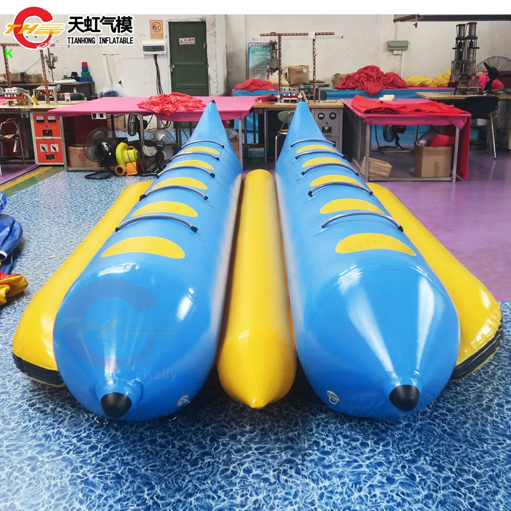 Opblaasbare Bananenboot 6/8/10 Personen ā Watersport voor Kinderen