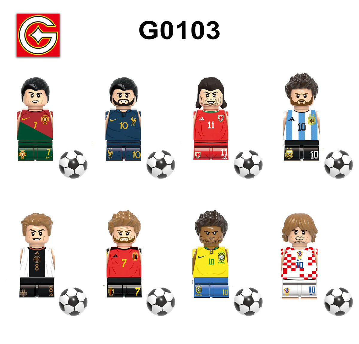 Tafelvoetbal Bouwset – Voetbalstadion & Wereldteam (14+ jaar)