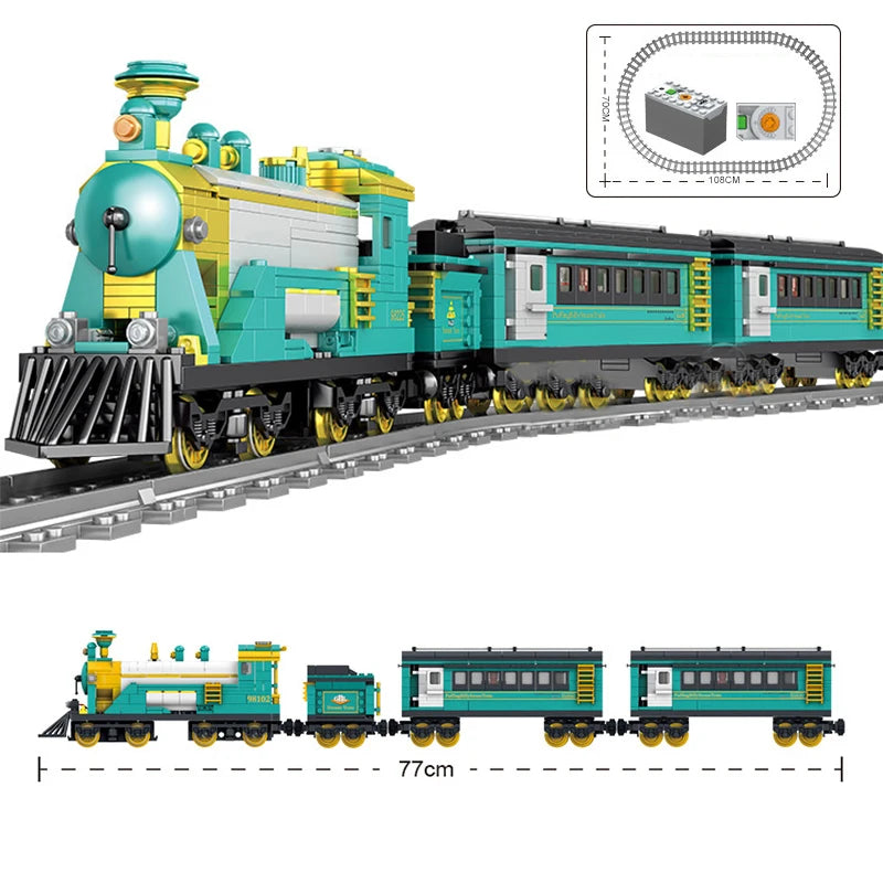 Technische City Power Train ā Elektrische Bouwtrein voor Kinderen