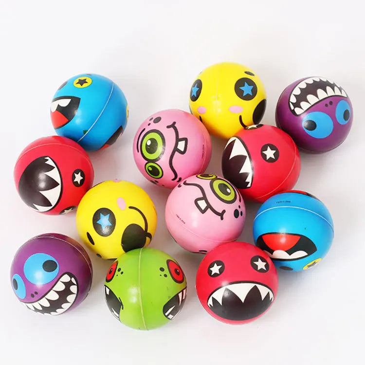 Set van 6 Glimlach Stressballen â Ontspanning & Plezier voor Kinderen