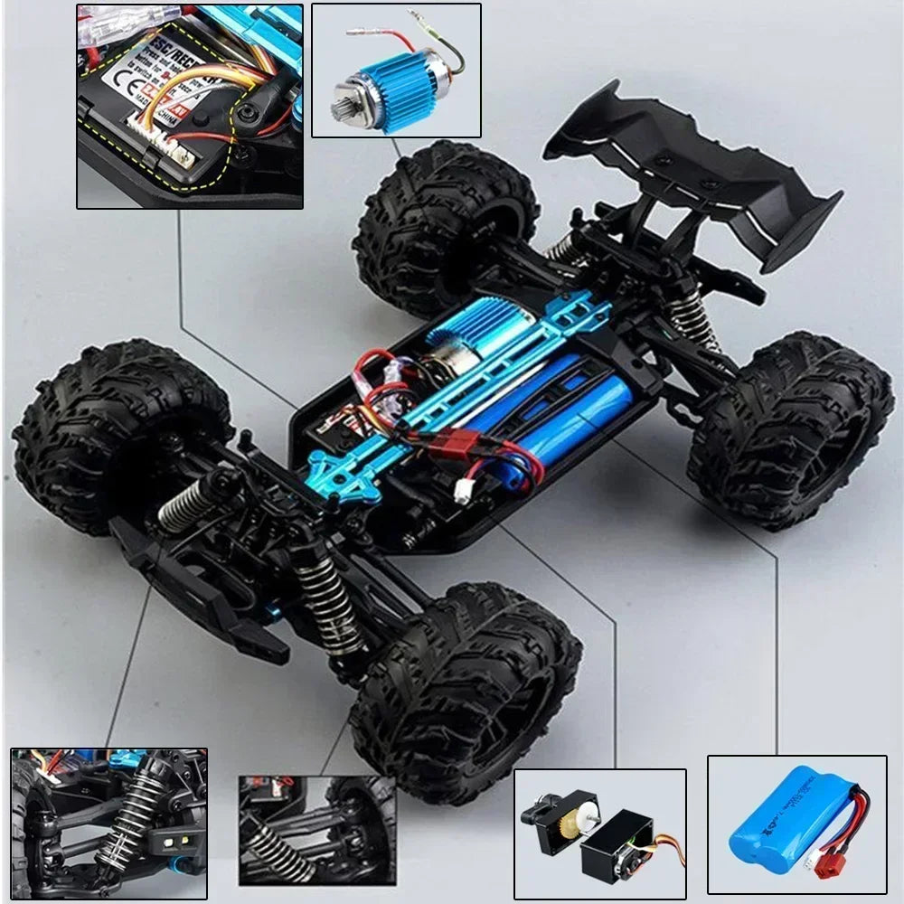 S140 RC Monstertruck – 50 km/u 4WD Raceauto 1:16 voor Kinderen