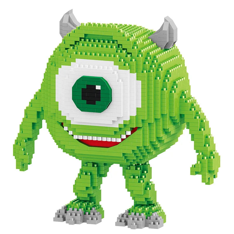 Monster University Bouwset – James & Mike Micro Blokken (18+)