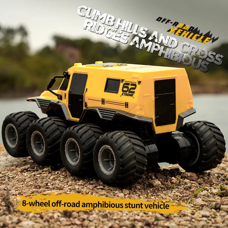 Waterdichte 8x8 RC Stuntauto – JJRC Q137 voor Kinderen (30 min)