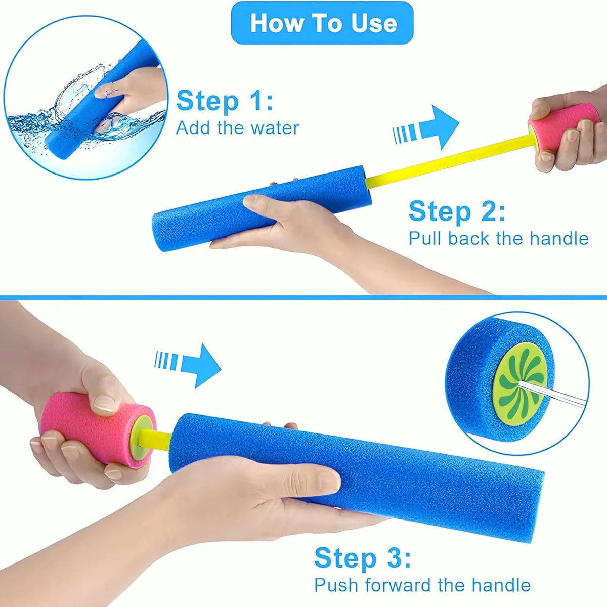 Schuim Waterpistool Kind â Strand Speelgoed, Licht & Sterk