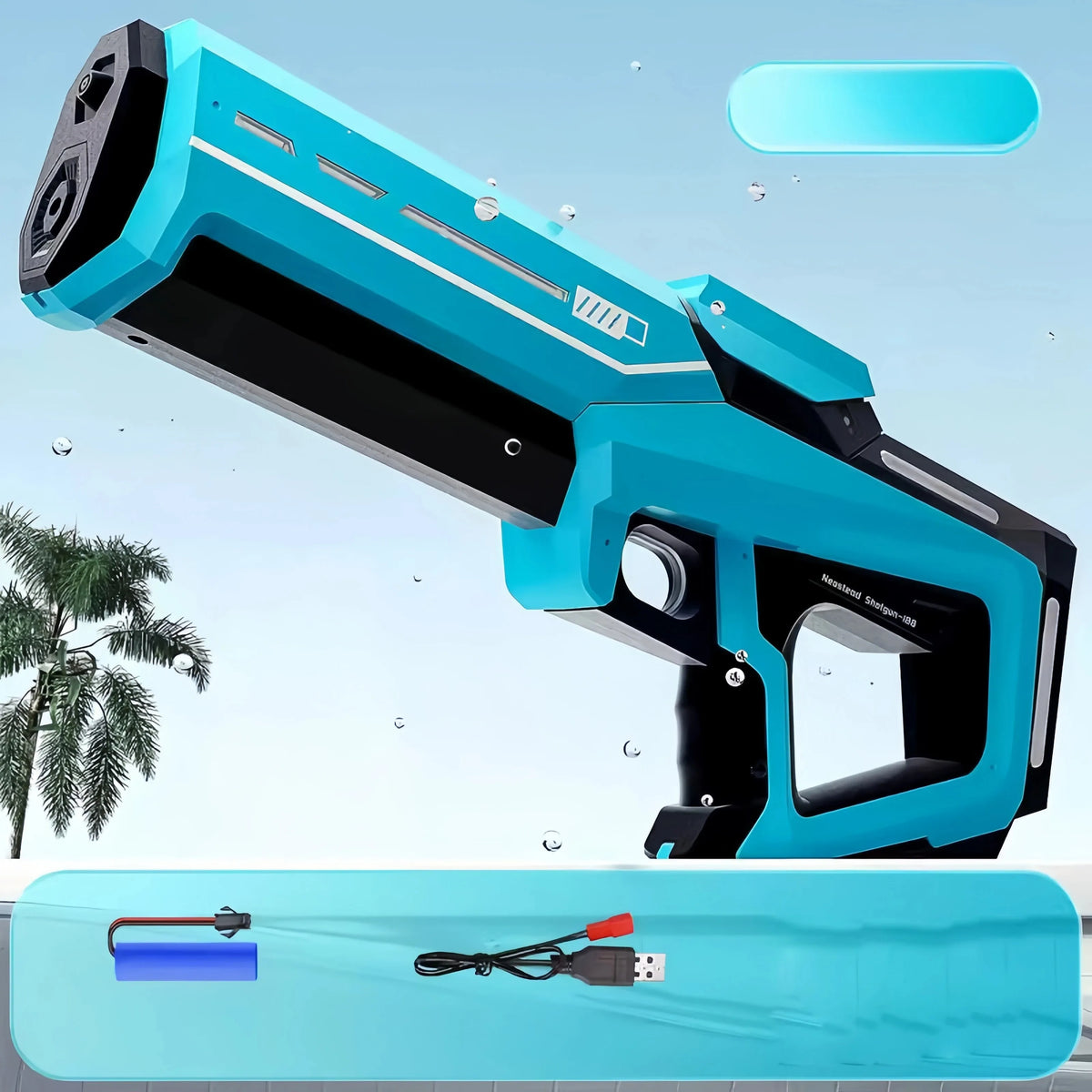 Elektrisch Waterpistool voor Kinderen & Volwassenen – Oplaadbaar