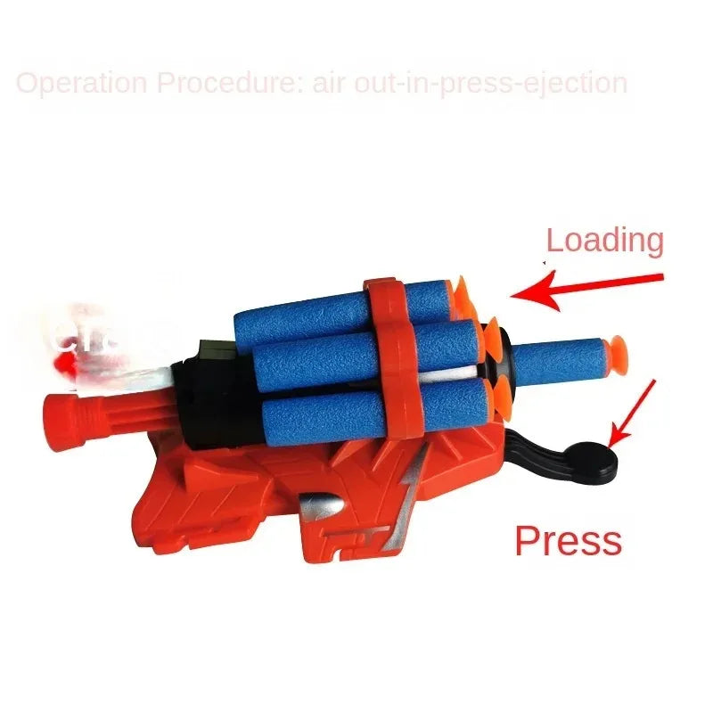 Soft Bullet Launcher Polsband ā Schietspeelgoed Kinderen 14+