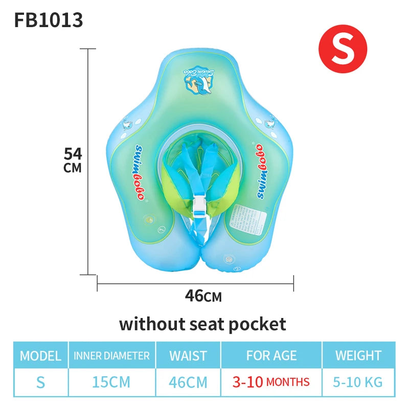 Opblaasbare Baby Zwemwagen met Zonnekap ā Veilig & Comfortabel