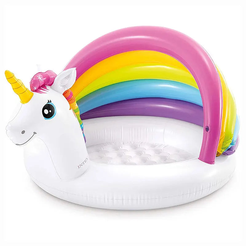 Opblaasbaar Babybadje Eenhoorn – Mini Zwembad 0–6 Jaar – PVC