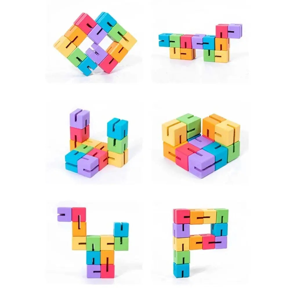 3D Houten Puzzel Blokken ā Hersentraining Speelgoed Kinderen