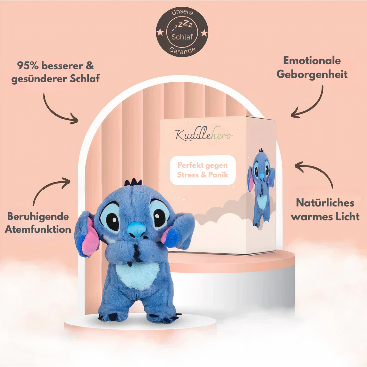 Kuddlehero Stitch Plüschi