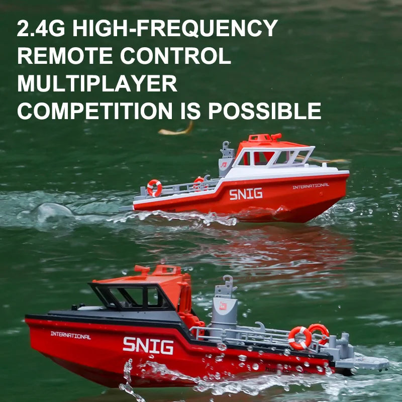 RC Reddingsboot TX694 โ 2.4G Speedboot met 50m Bereik & 18min Speeltijd