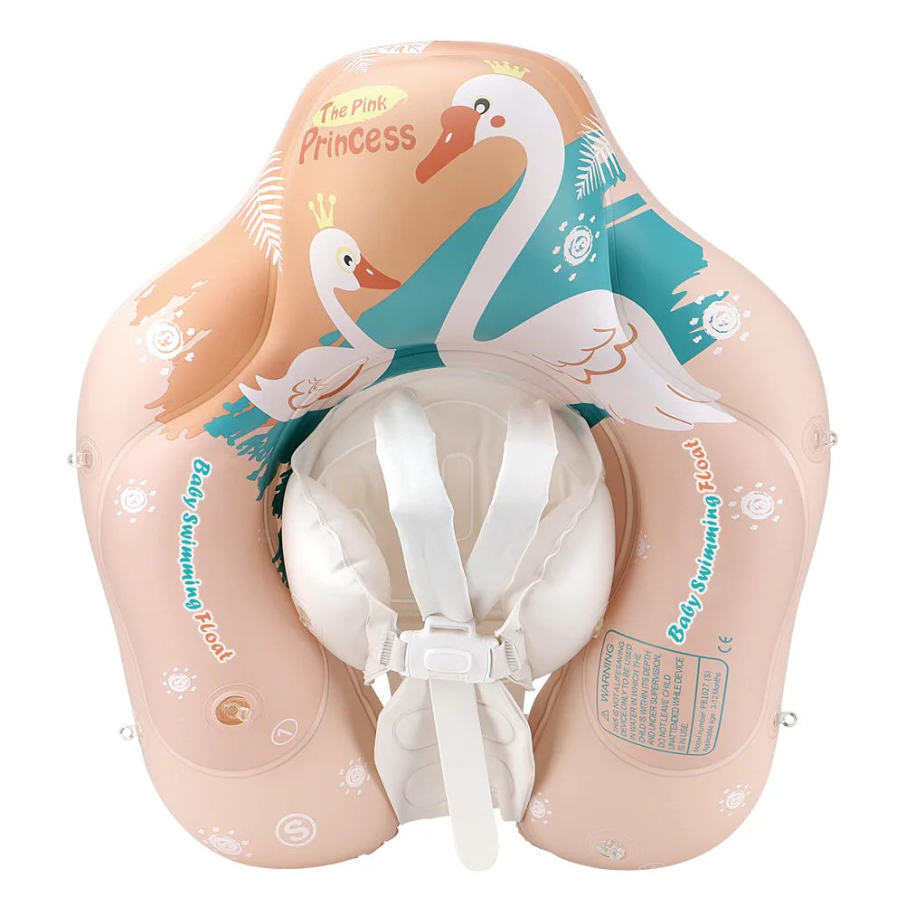 Opblaasbare Baby Zwemwagen met Zonnekap ā Veilig & Comfortabel