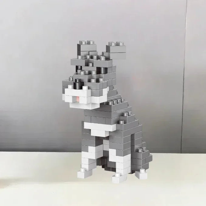 Mini Teckel Bouwset โ Micro Hond Bouwstenen (14+ Jaar)