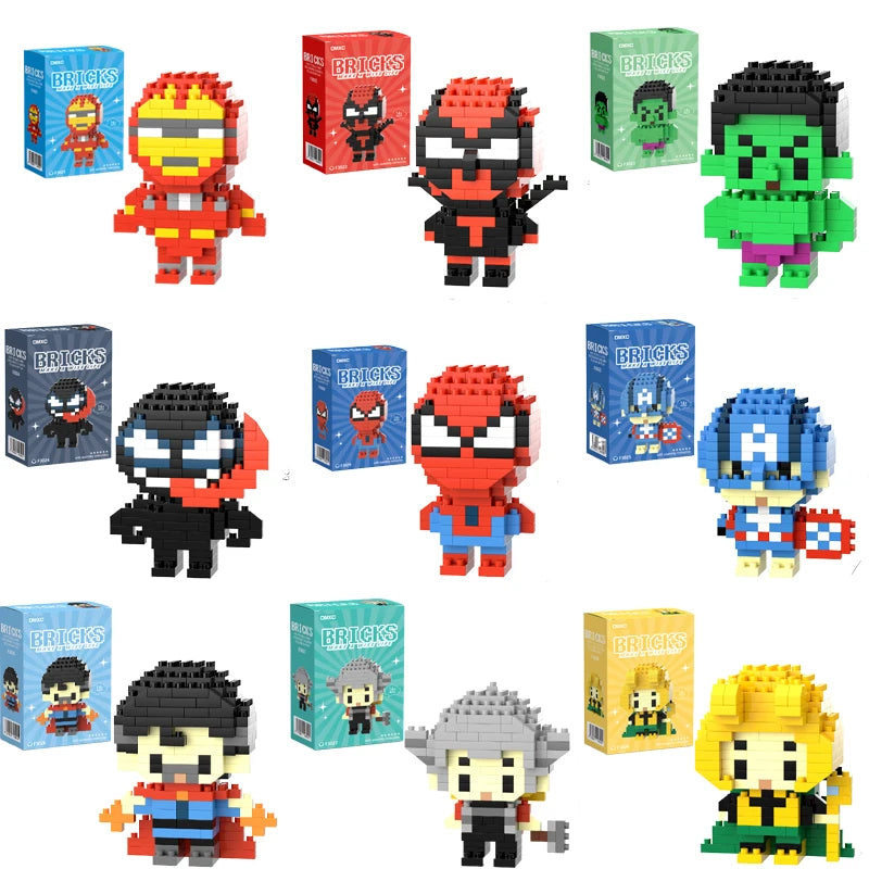 Marvel Micro Bouwstenen – Deadpool & Spider-Man (14+ jaar)