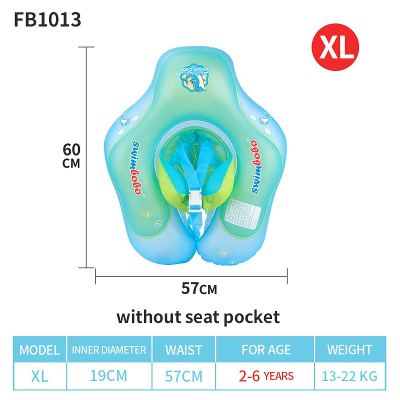 Opblaasbare Baby Zwemwagen met Zonnekap ā Veilig & Comfortabel