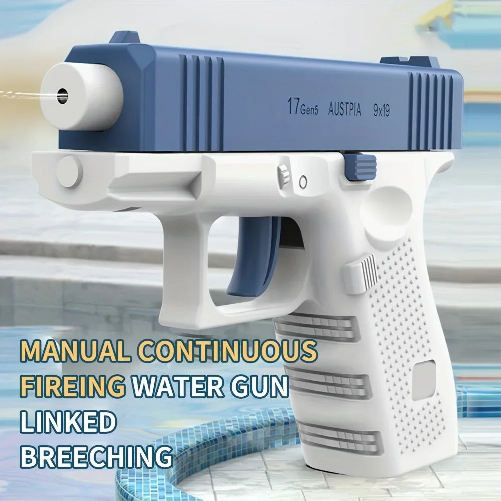 Waterpistool Kinderen ā Hoge Druk, Handmatig Oplaadbaar, 3+