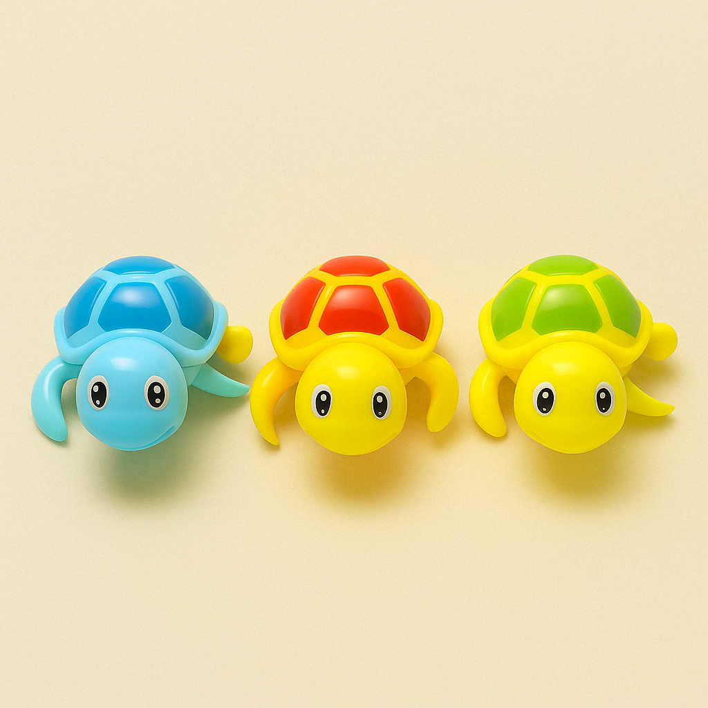 Opwind Schildpad Badspeelgoed – Zwemmende Baby Speelgoed in Bad