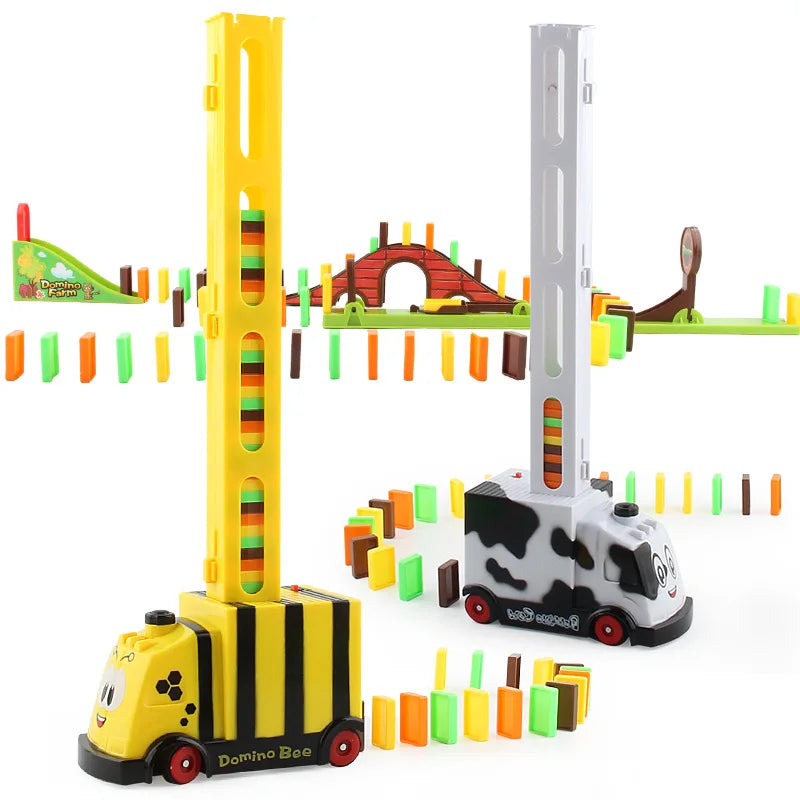 Trein Domino Speelgoed – Automatisch Domino Leggen voor Kinderen