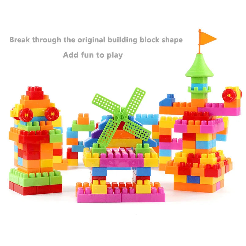 160 Stuks Bouwstenen – LEGO Compatibel Speelgoed (ABS Plastic)