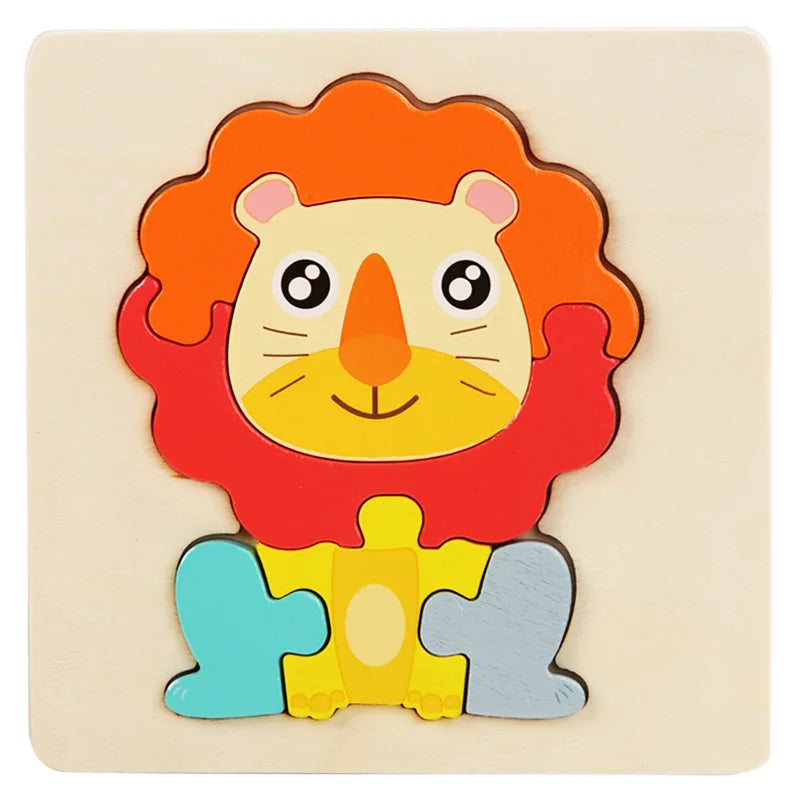 3D Houten Puzzel voor Kinderen – Bouw & Ontdek (3-12 jaar)