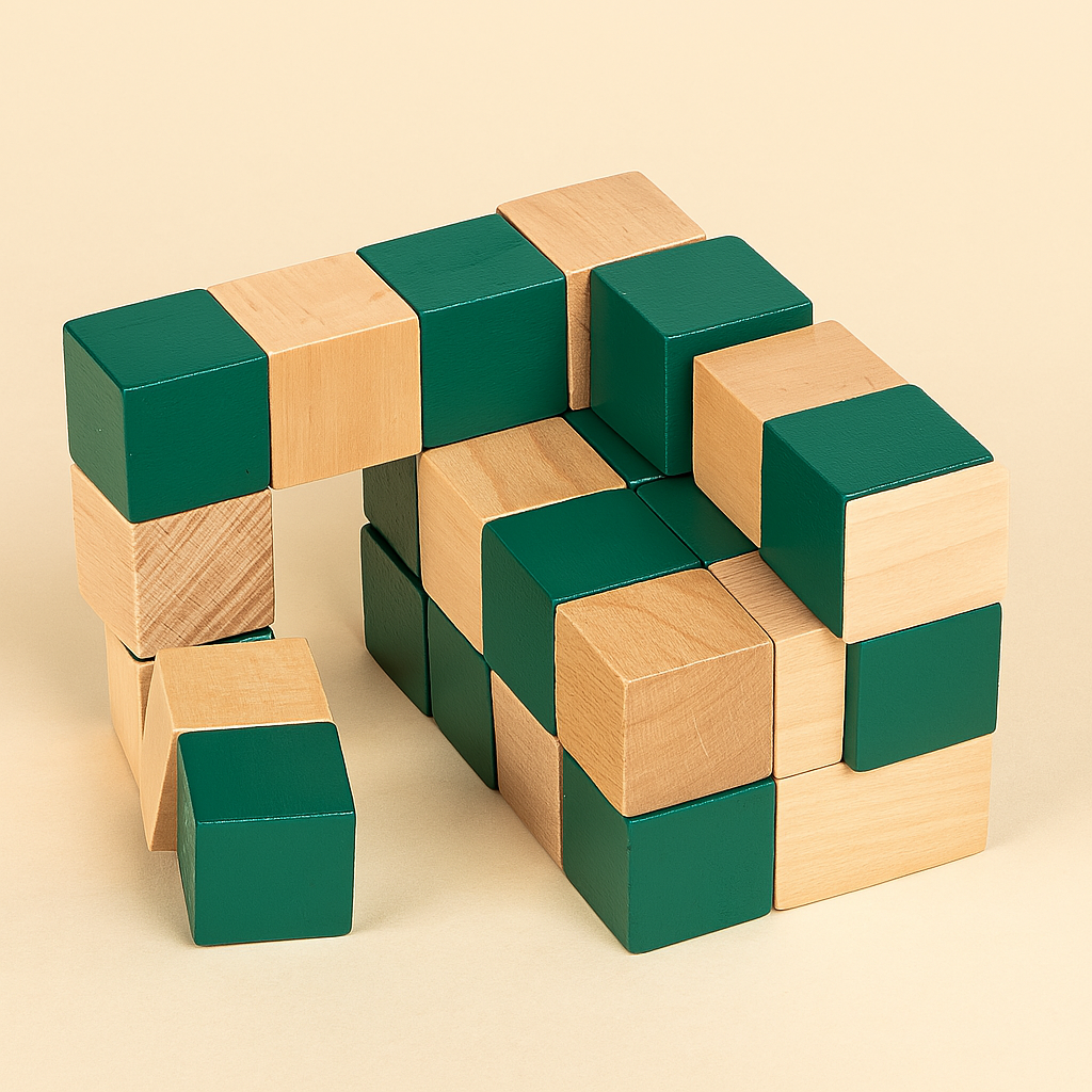 IQ Houten Draak Puzzel – Montessori Speelgoed 3-6 Jaar
