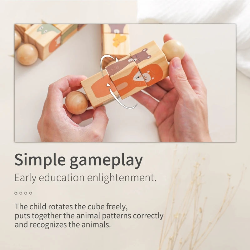 Houten Montessori Raket Speelgoed – Educatief & Creatief – 4+