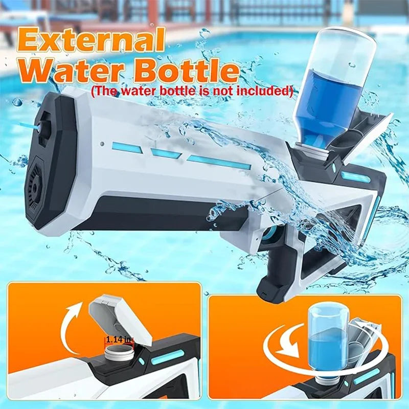 Elektrisch Waterpistool Volwassenen – Met LED en Krachtige Squirt